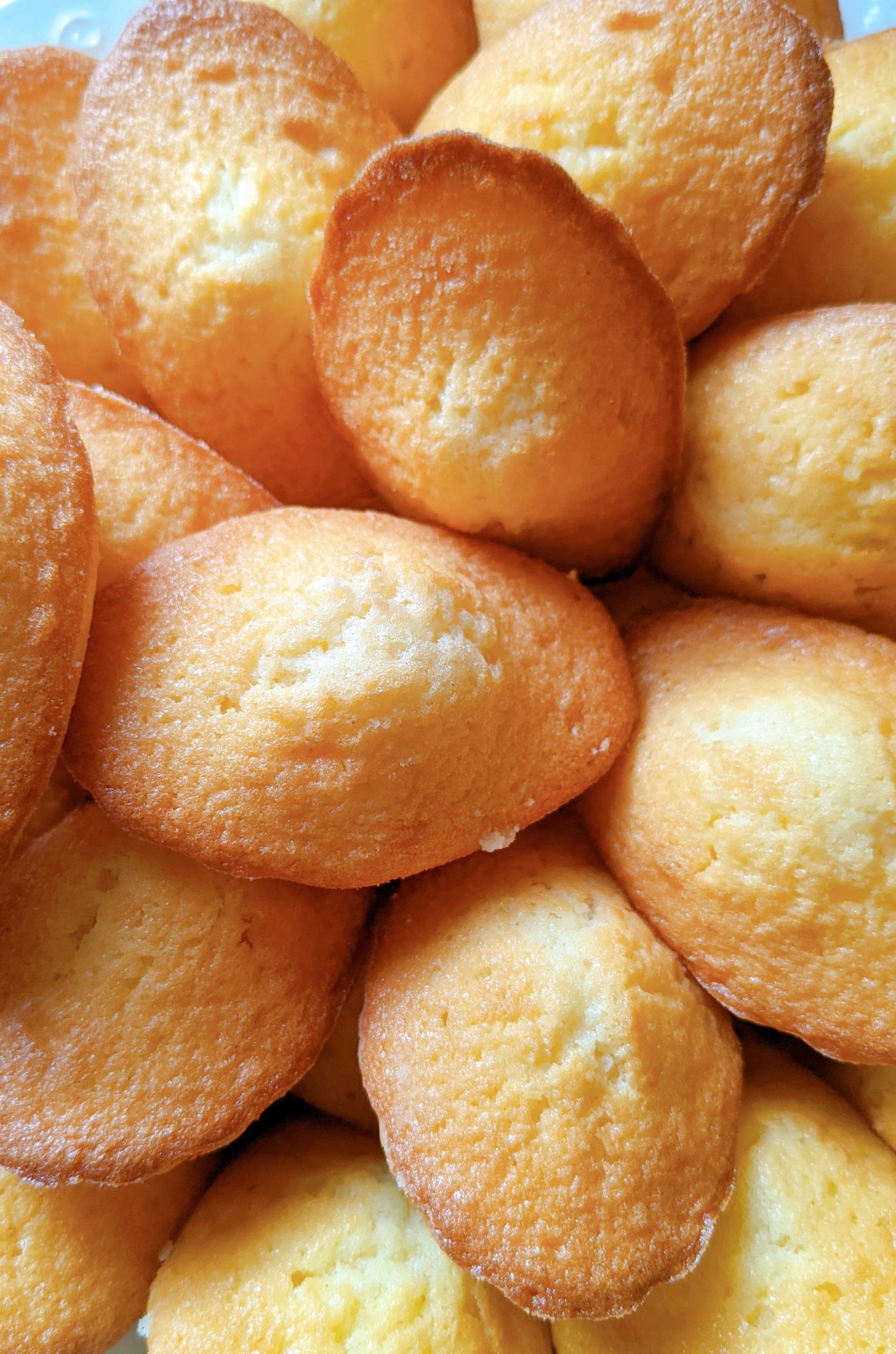 Des madeleines huile de coco maison.