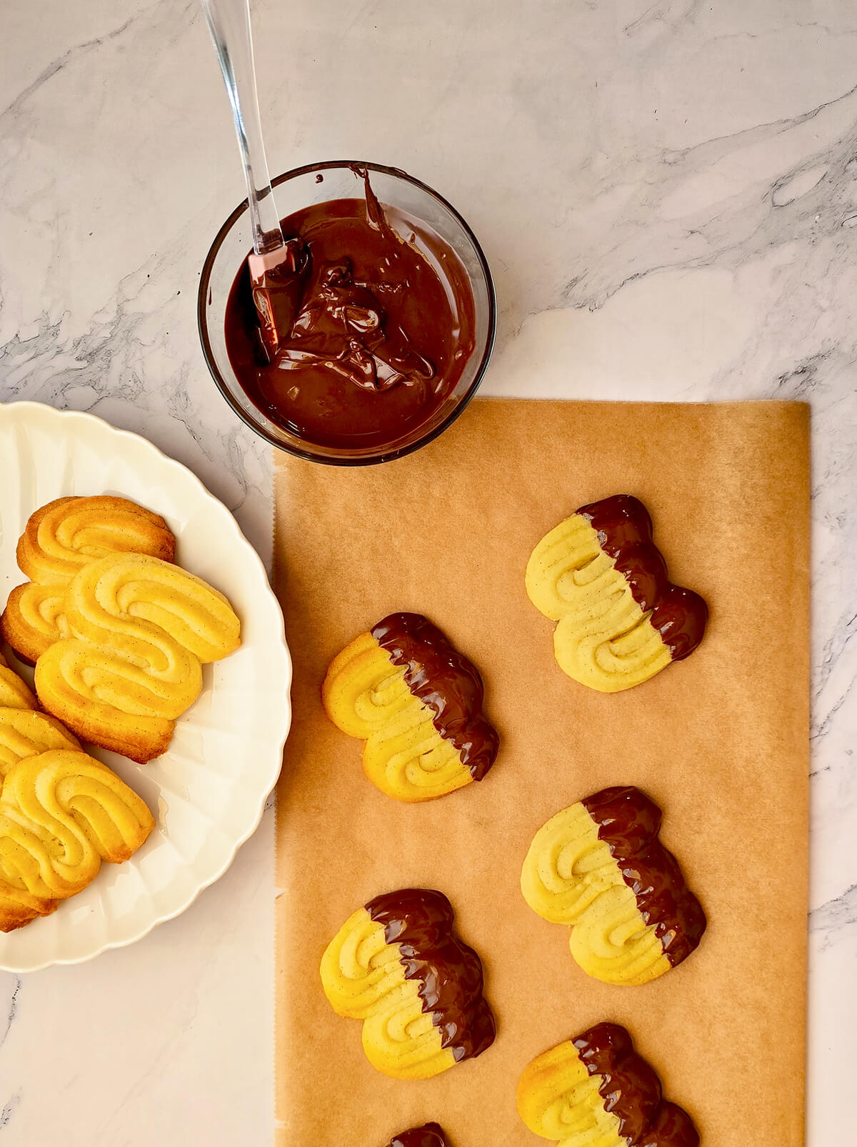 Des petits biscuits Spritz pour les fêtes.