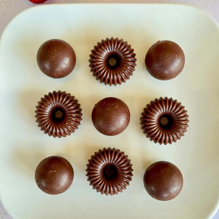 Une recette de Bonbons de Noël au Chocolat.