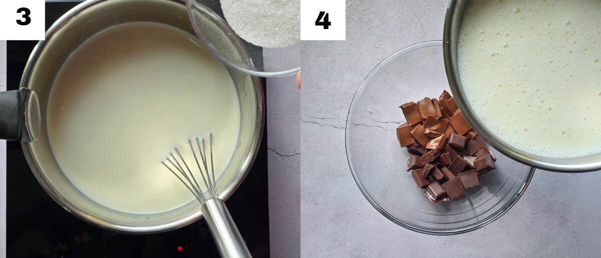 Des étapes pour faire une crème dessert chocolat