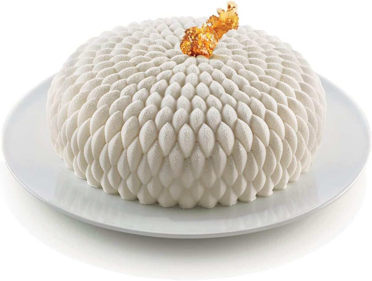 Un moule à bûche modèle Honoré de Silikomart.