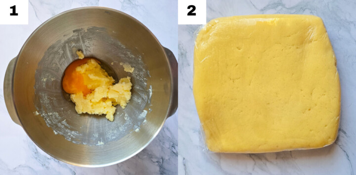 Étapes pour faire des bredeles alsaciens (biscuits miroir).