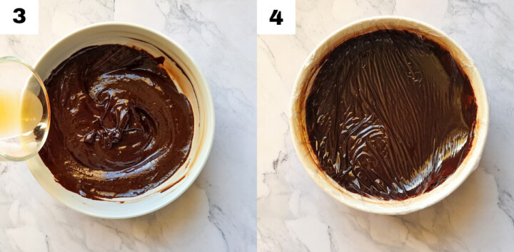 Étapes pour faire des truffes chocolat.