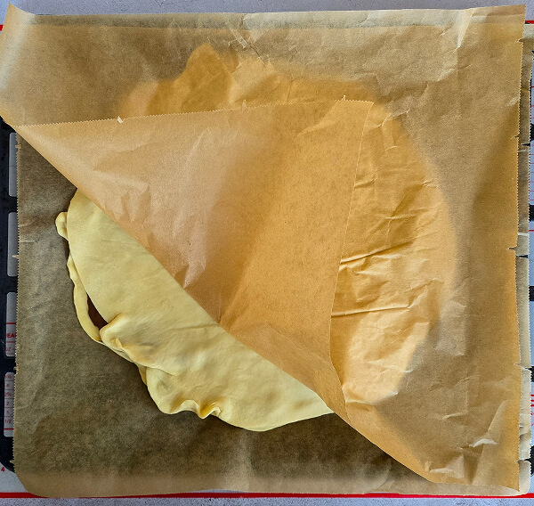 brioche-étoilée-couvrir-deuxieme-pate (1) Couvrir de la deuxième pâte à brioche.