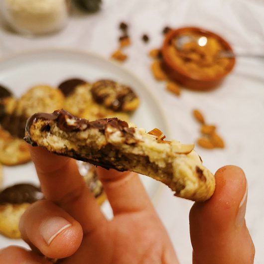 Cookies vegan amandes chocolat 