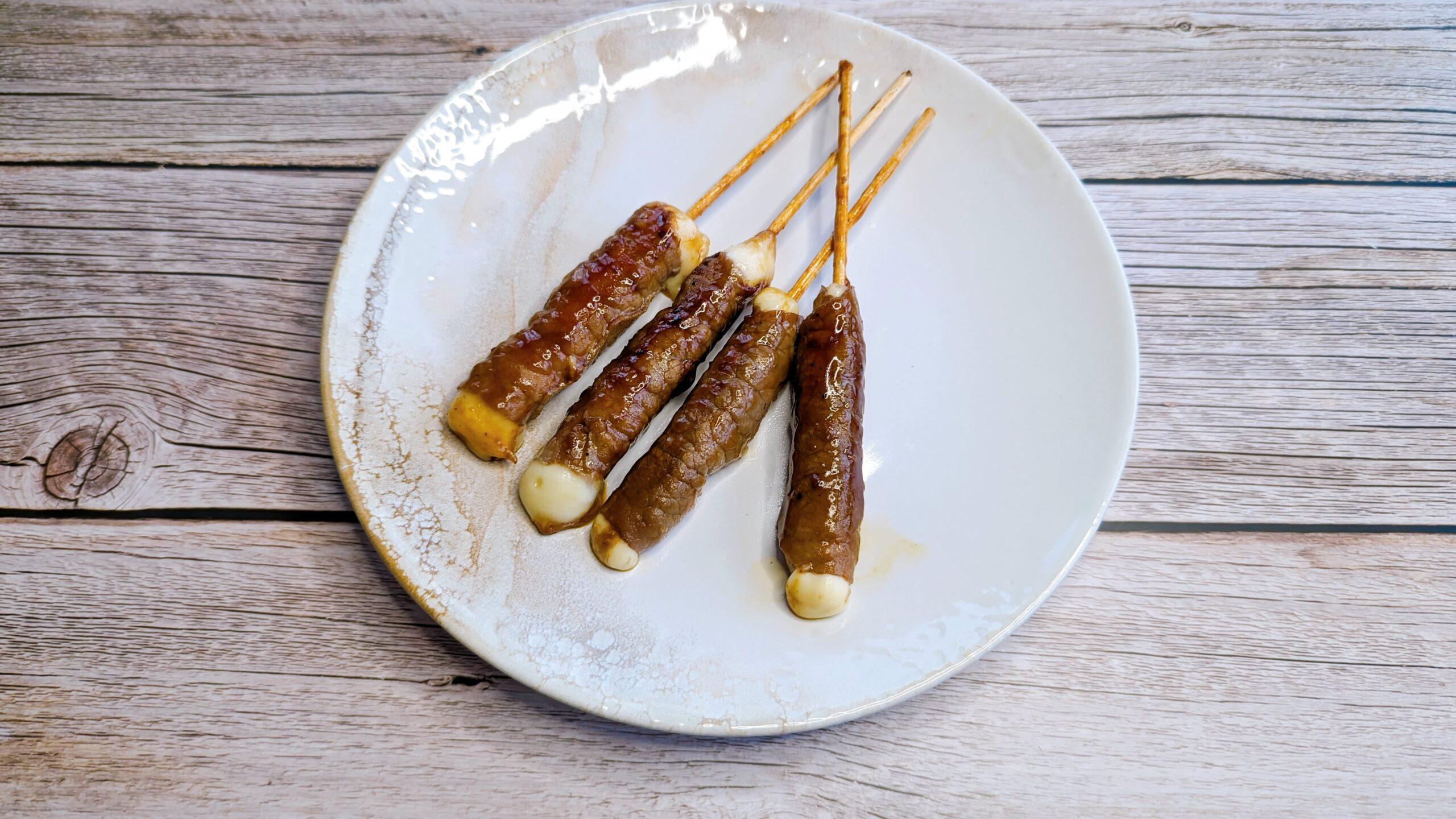 Brochettes de bœuf au fromage facile - Cuisine et Création