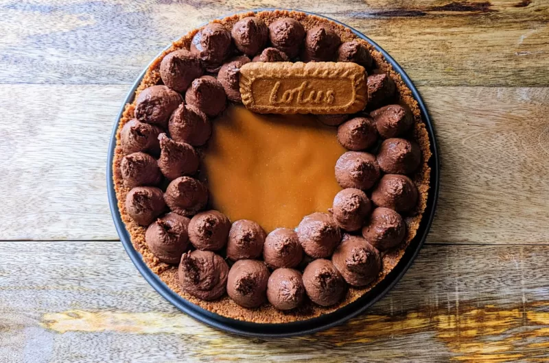 Tarte chocolat spéculoos sans cuisson