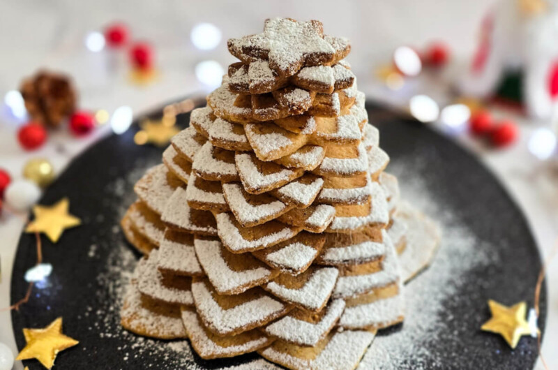 Biscuits Sapin de Noël aux noisettes