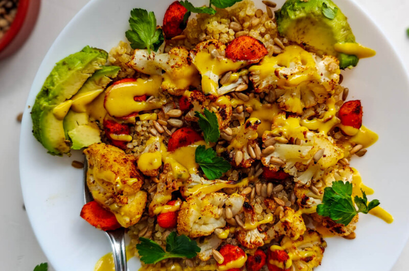 Quinoa aux légumes rôtis