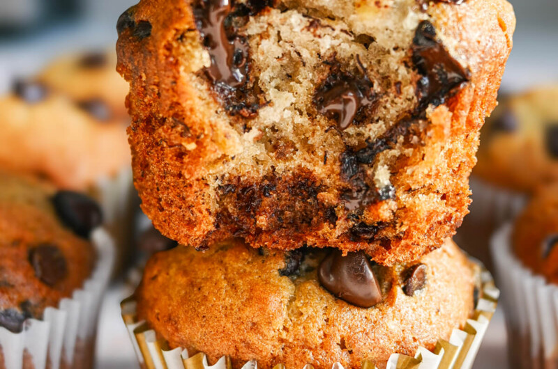 Muffins banane chocolat