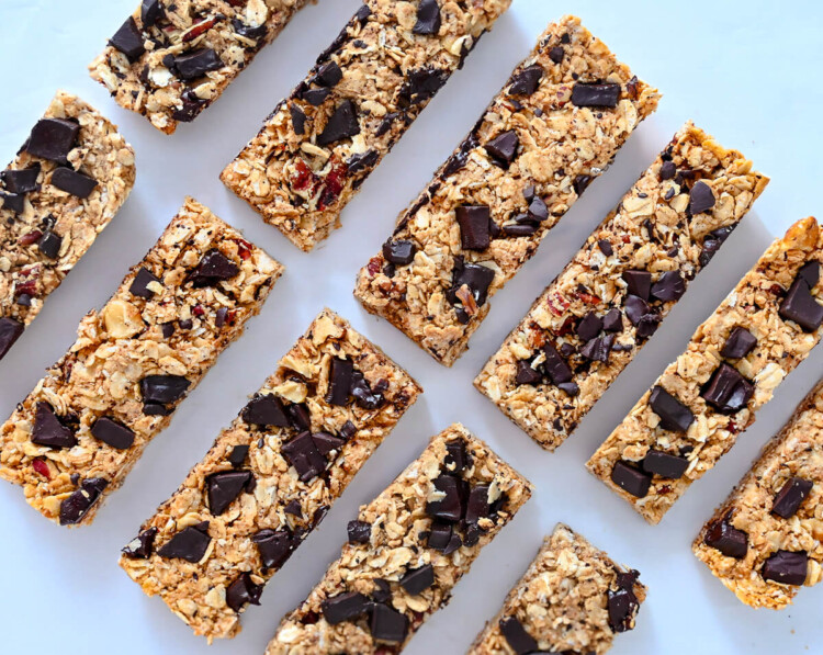 Barre Flocon D'avoine Beurre De Cacahuete Banane Barres Avoine et Beurre de Cacahuètes