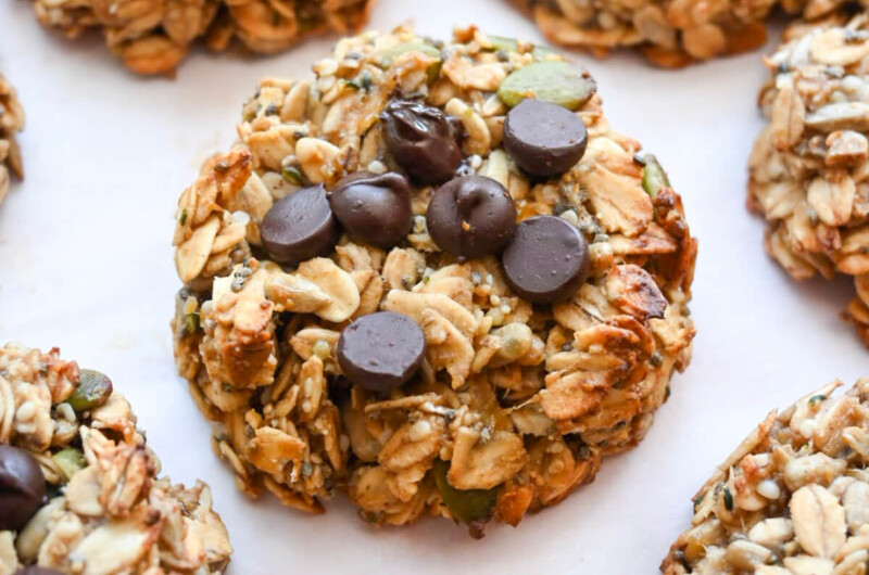 Cookies Flocons d'Avoine et Graines