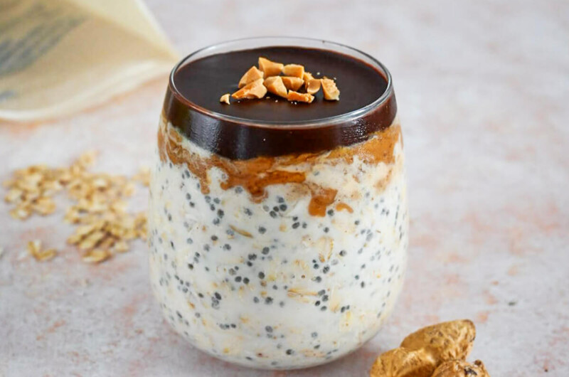 Overnight Oats Snickers
