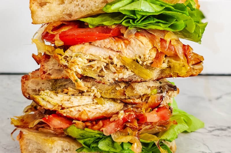 Sandwich Poulet Pesto