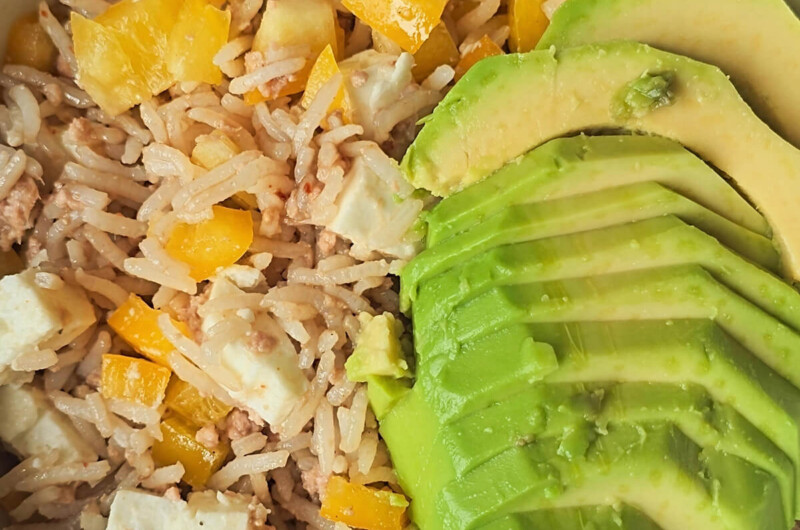 Salade De Riz Au Thon (Feta & Avocat)