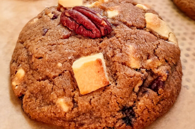 Cookies au Chocolat Blanc et Praliné