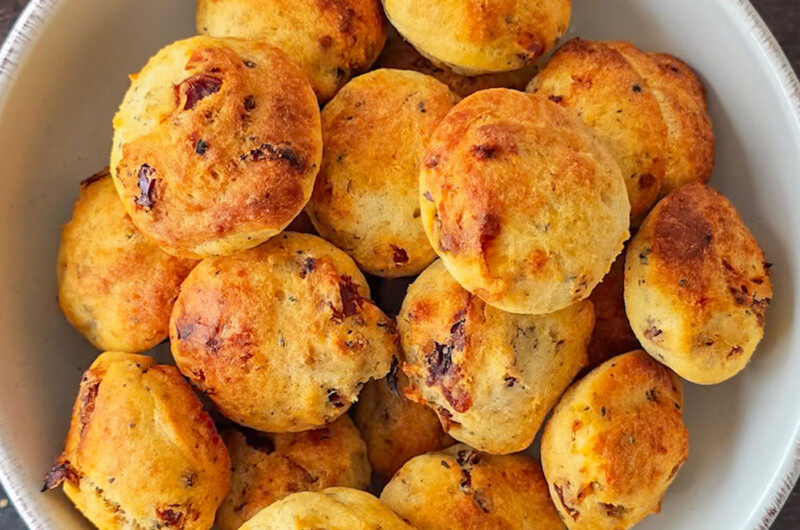 Madeleines Salées aux Tomates Séchées (Apéritif)