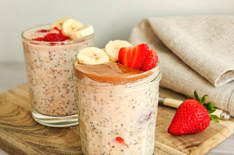 Overnight Oats Banane-Fraise